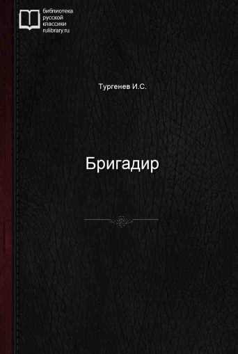 Бригадир - обложка книги